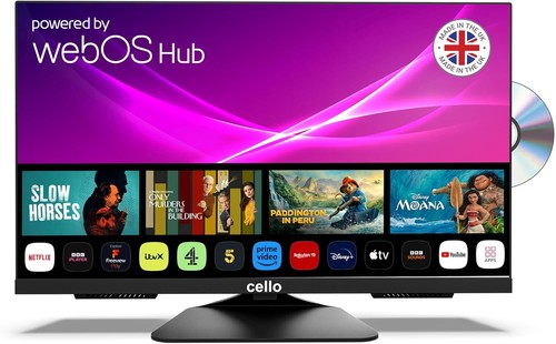 Cello inch smart dvd - tv,